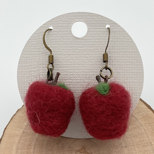 Apple Earrings