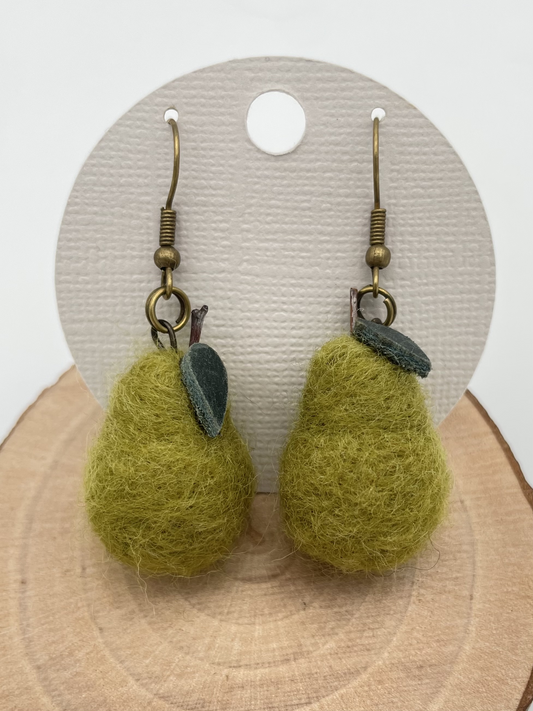 Pear Earrings