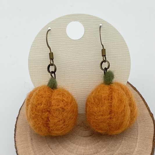 Pumpkin Earrings