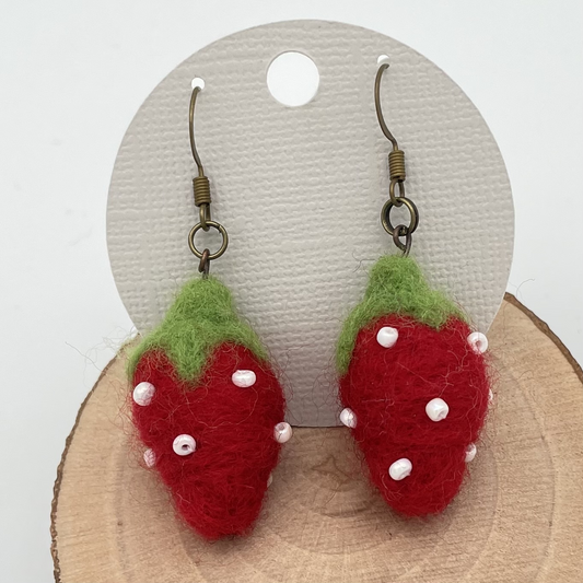 Strawberry Earrings